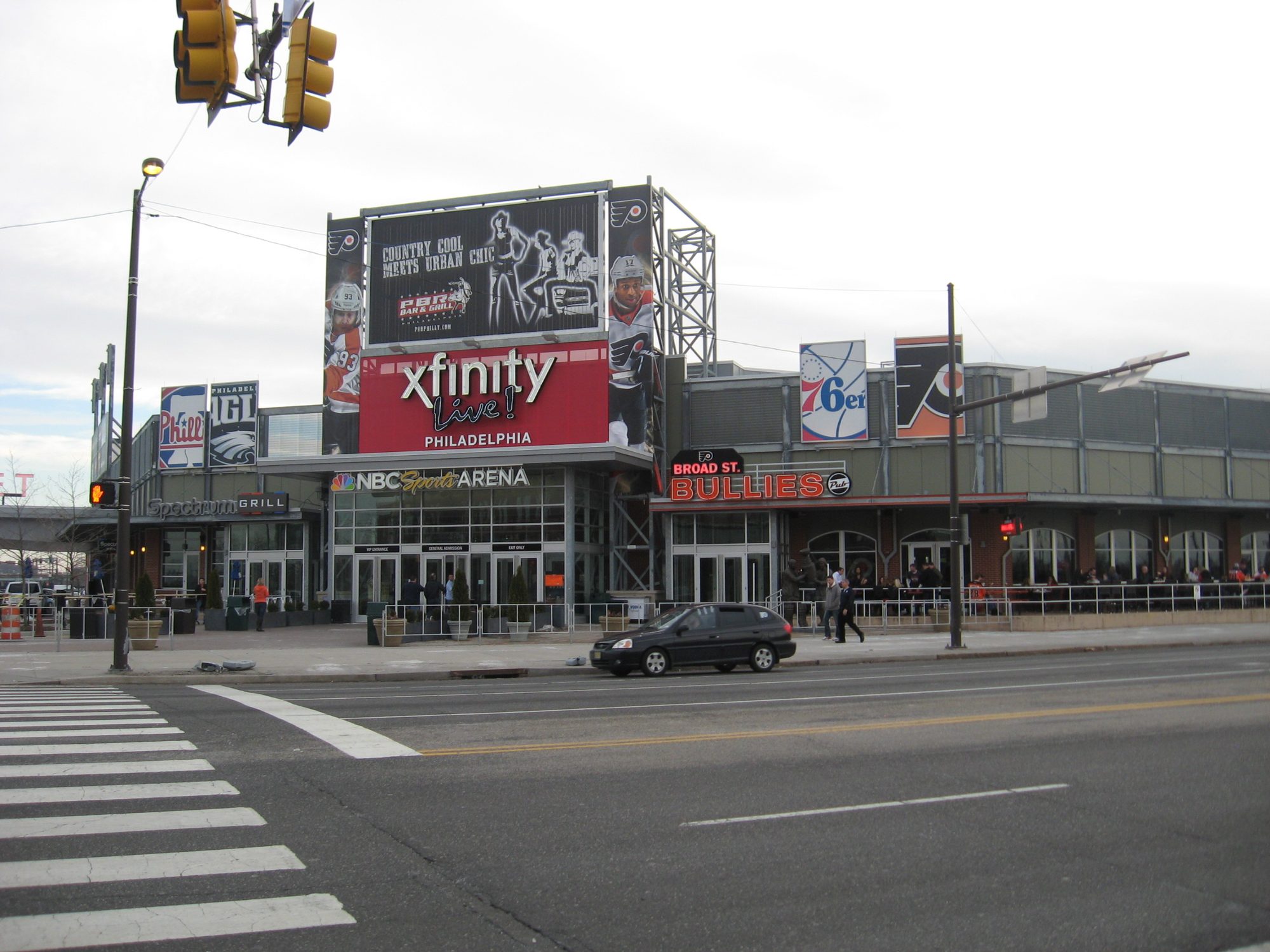 The Live! entertainment complex in the South Philadelphia sports complex near Citizens Bank Park
