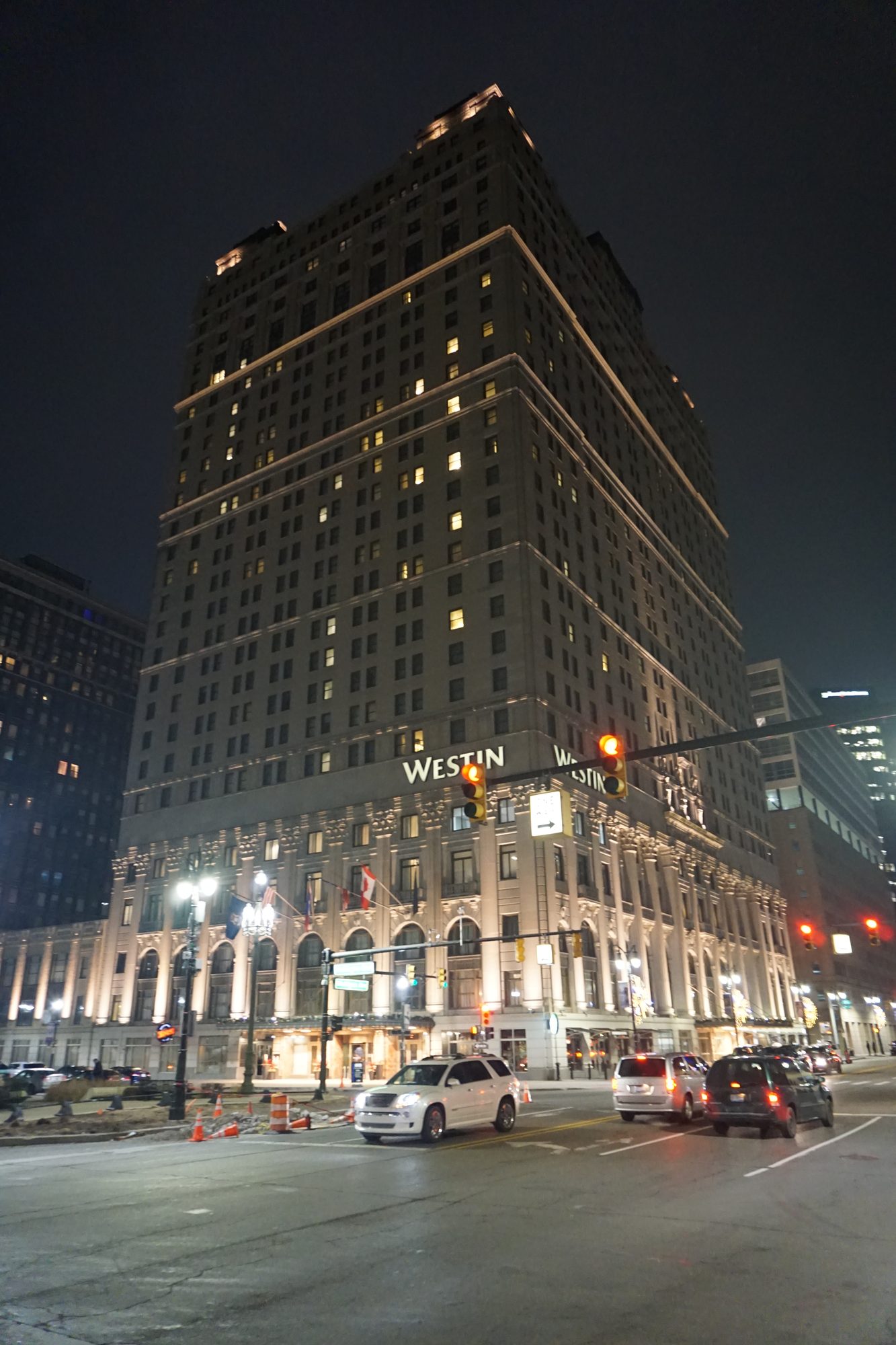 The Westin Book Cadillac hotel tower in downtown Detroit