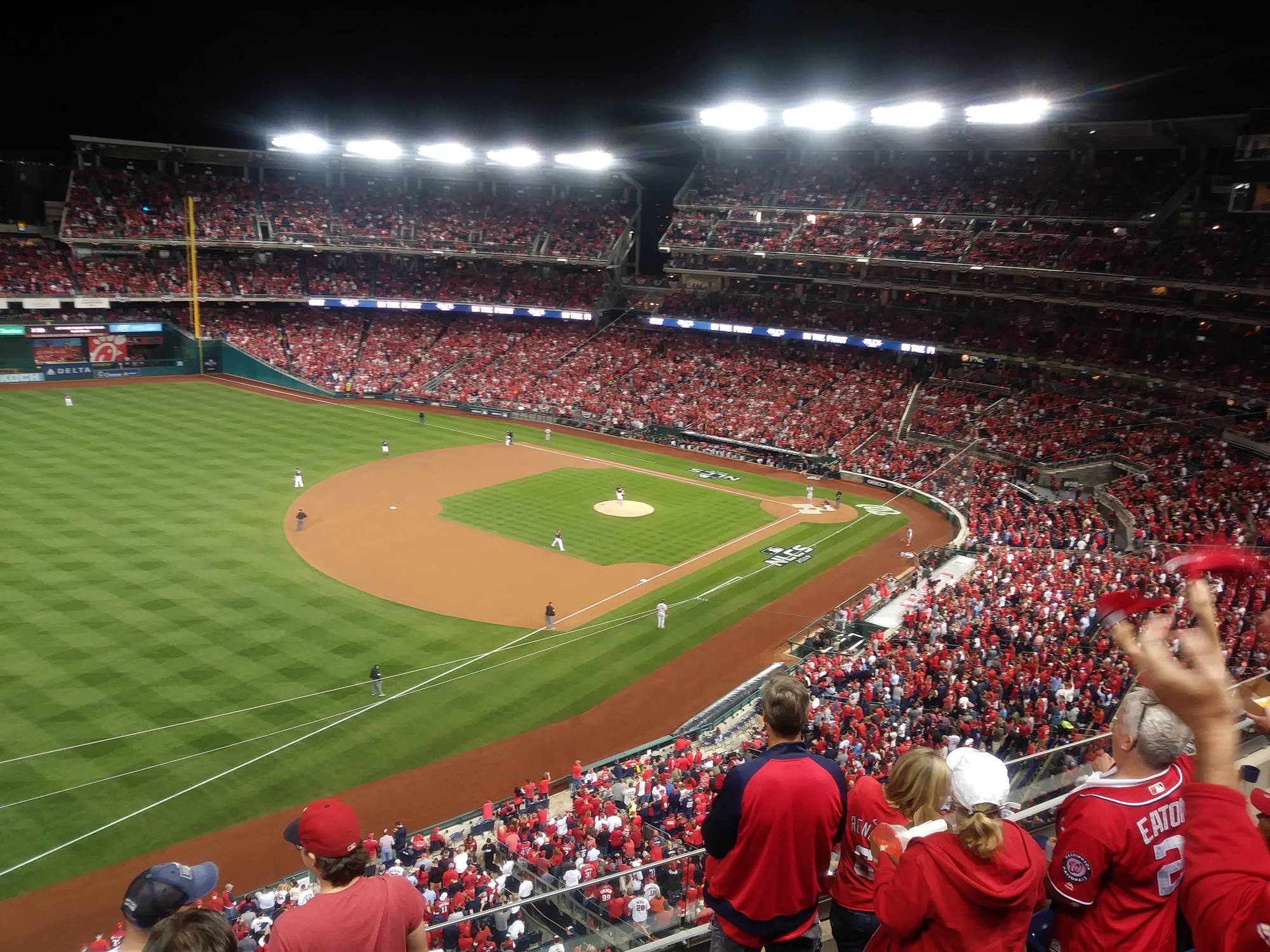 Nationals Park during Game 3 of the 2019 NLCS